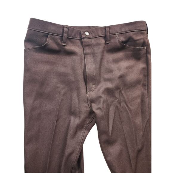 Wrangler Pants Men 42x32 Western Cowboy Rodeo Work Trousers Slacks USA Made 82BN - Picture 2 of 16